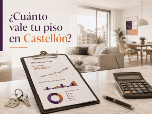 Valoración profesional de un piso en Castellón antes de ponerlo en venta.