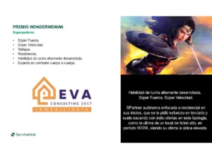 Inmaculada Sánchez-Medina, fundadora de Eva Consulting 2017, reconocida con el Premio Wonderwoman de Servihabitat