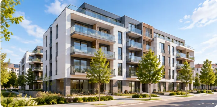 Edificio residencial representativo de inmuebles bancarios en Castellón