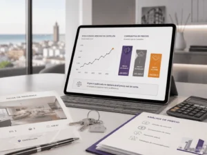 Comparación entre precio anunciado y valor real de una vivienda en Castellón antes de valorar un inmueble.