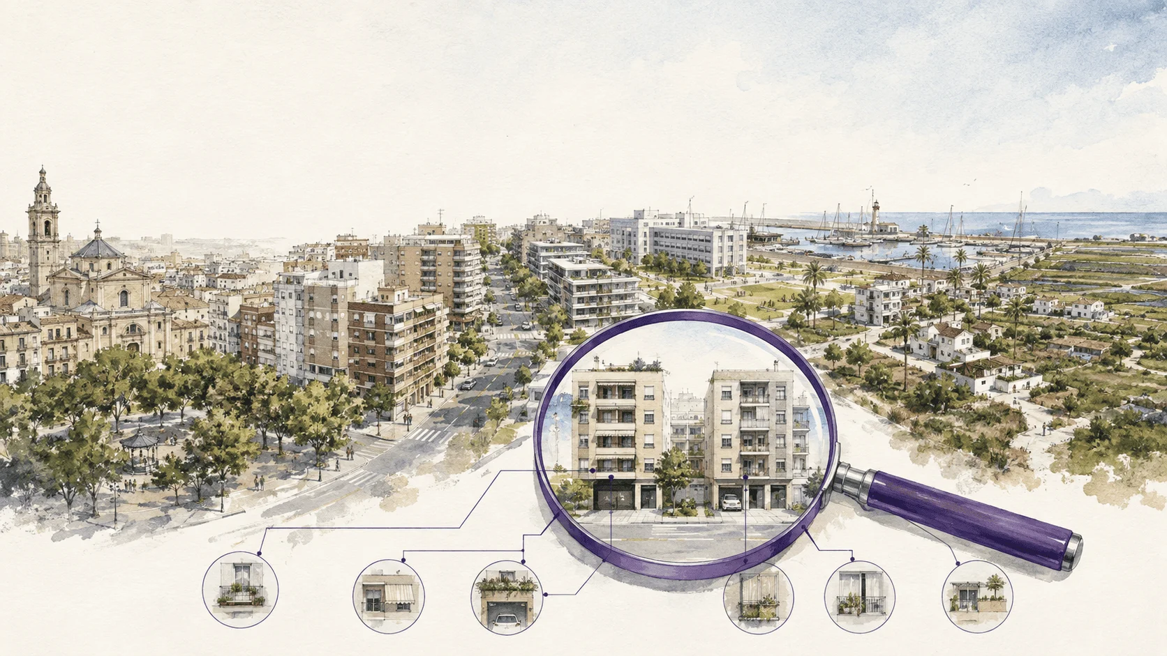 Precio de la vivienda por barrios en Castellón